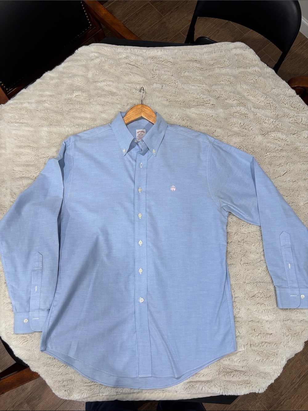 Brooks Brothers Light Blue Button-Down Oxford Shirt - Men